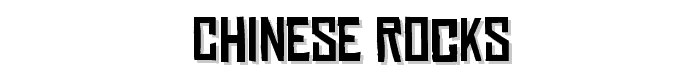 Chinese Rocks font